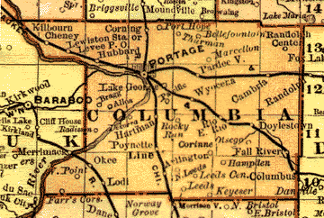 Columbia County Wi Gis Columbia County Wi - Map